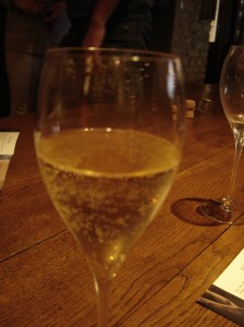 Champage in a glass