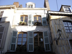 Troyes - Buildings with Timbers, shutters and iron