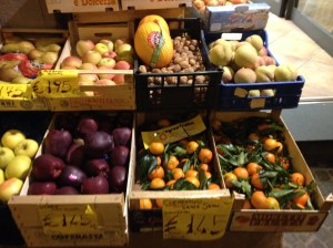 Orvieto - market with oranges