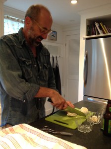Jack Sonni in the kitchen