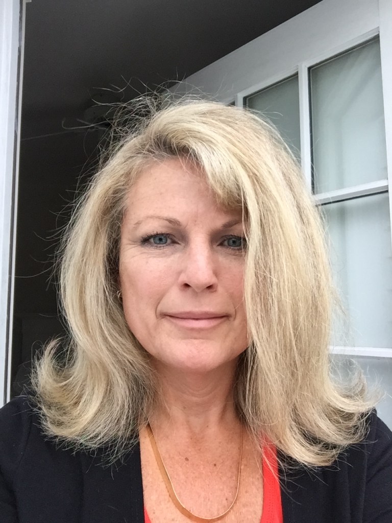 On balcony at Noepe Center for Literary Arts.